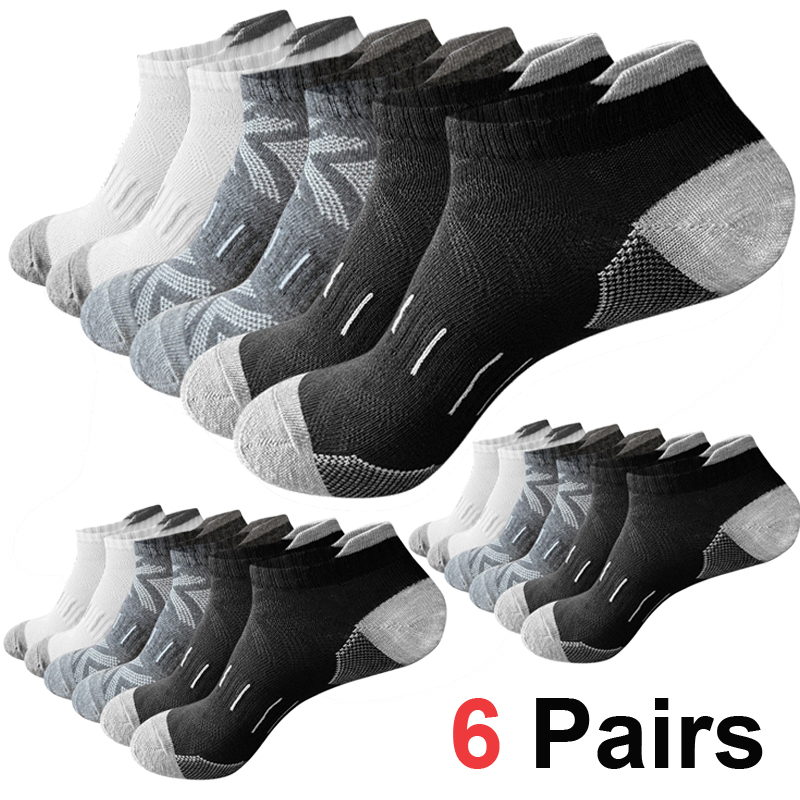Athletic Sock Cushion - 6 Pares de Calcetines Deportivos para