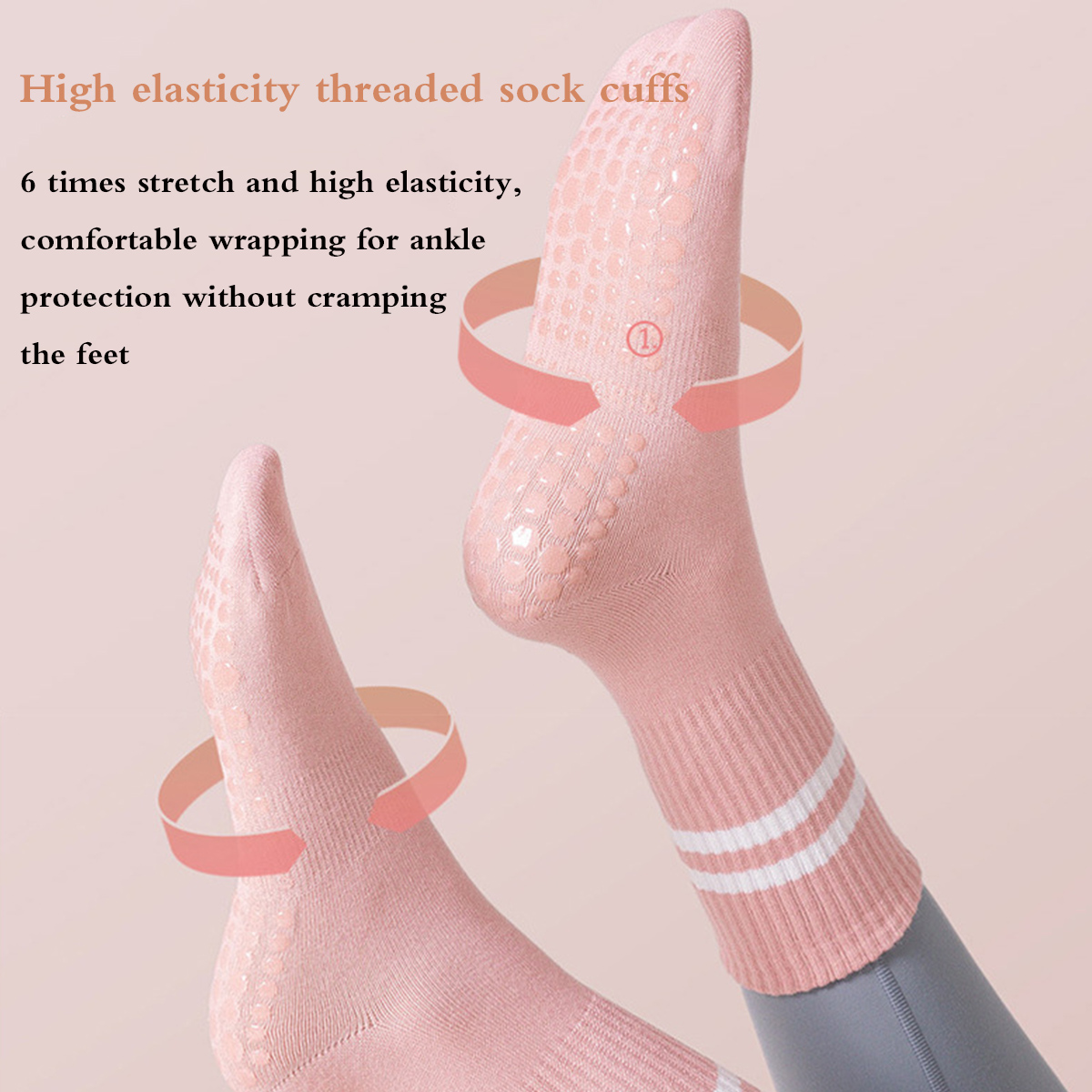 Calcetines de Pilates con empu - Grip Sock Yoga reseña y precio