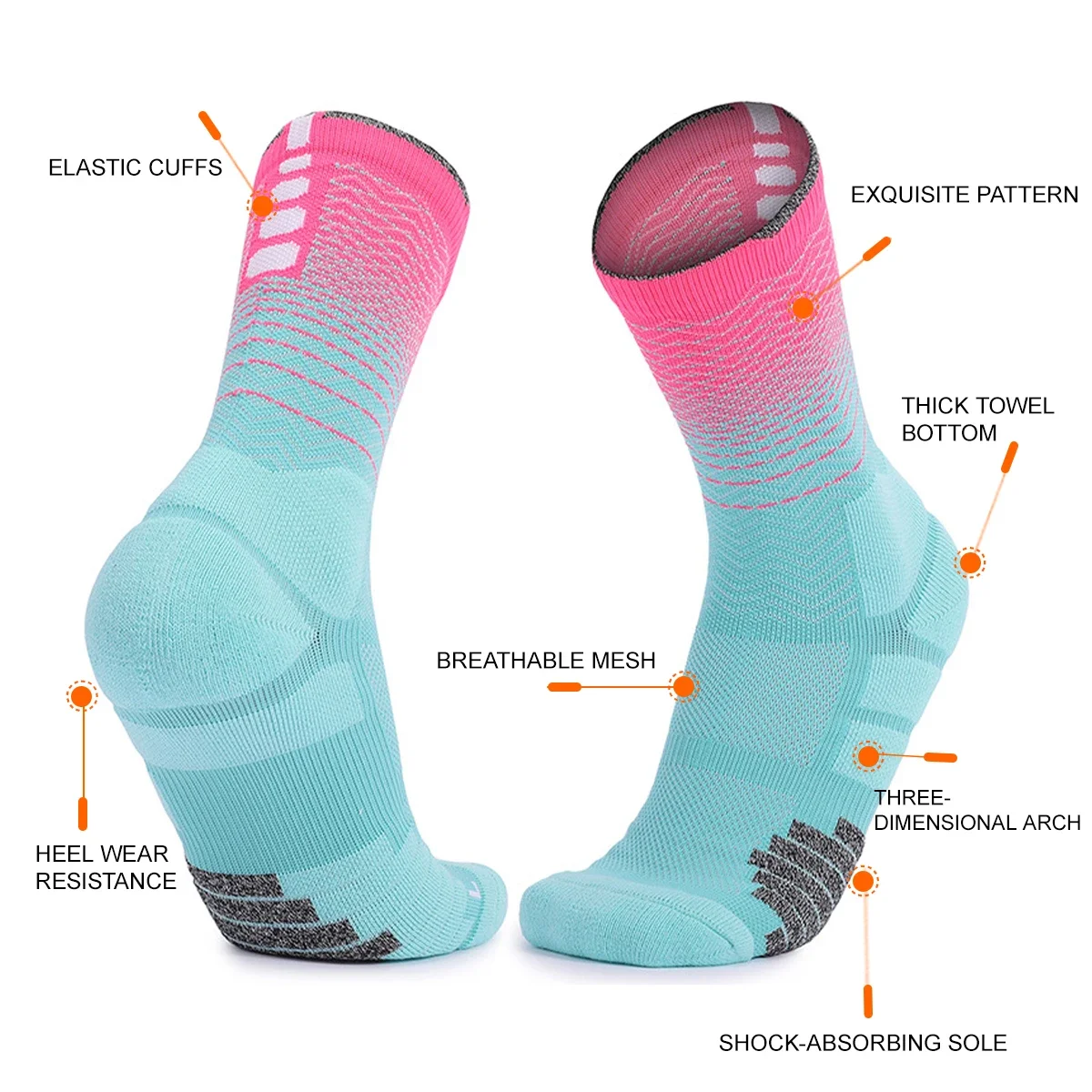 WRELS 1/2/3 Pares de Calcetine - Athletic Sock Cushion reseña y precio